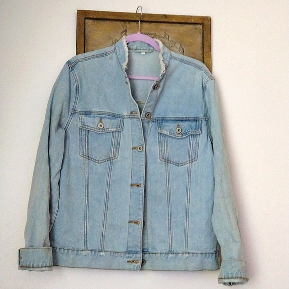 🩵🧥 Umgee Denim Jacket Chore Coat - Picture 2 of 2